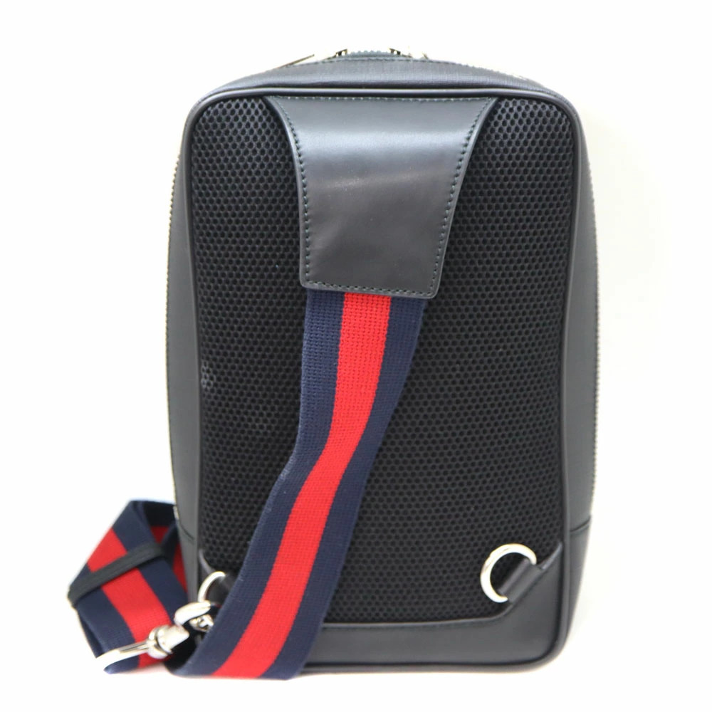 Gucci Body Bum Crossbody Belt Bag GG Supreme Black Gray - Picture 2 of 6